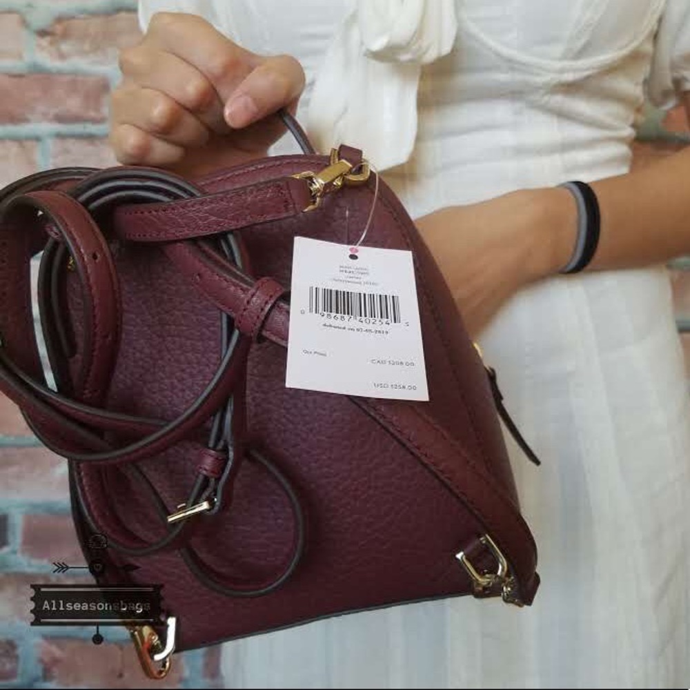 Kate spade mini Caden cherry backpack crossbody - Picture 6 of 8
